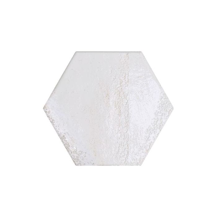 Wandtegel Carmen hexa white 13x15 cm