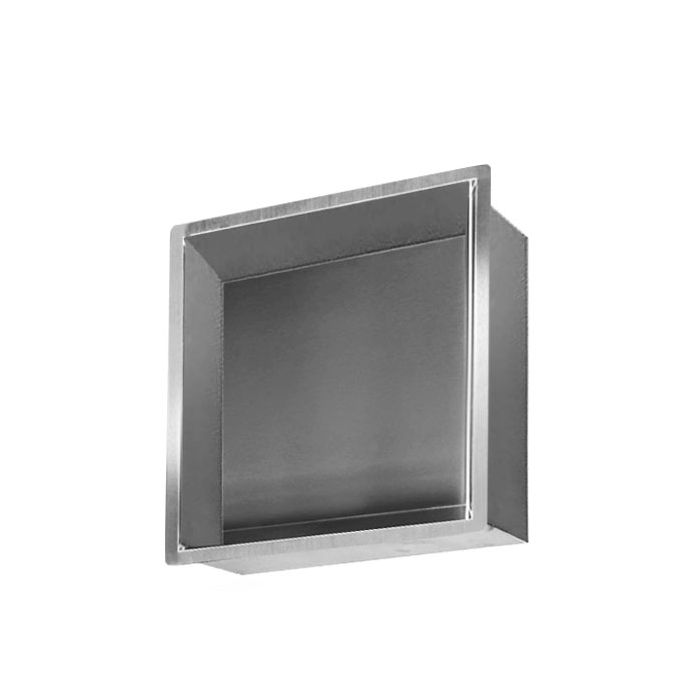 L'Aqua RVS inbouwnis 30 x 30 x 7 cm
