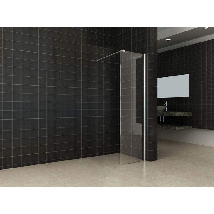 Xellanz inloopdouche + muurprofiel 500x2000 10mm NANO glas