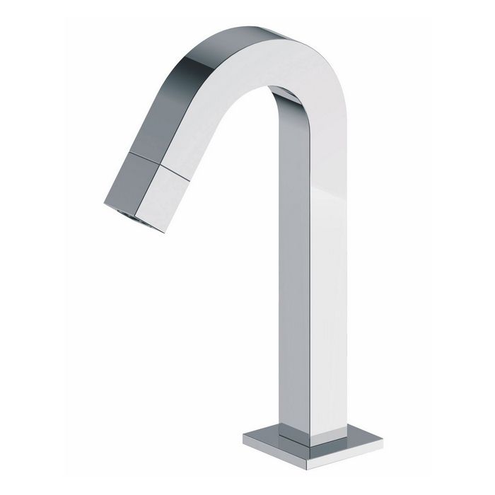 Wiesbaden Kappa fonteinkraan met gebogen uitloop 1/2" chroom