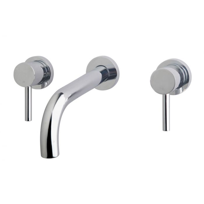 Wiesbaden Caral inbouw-wastafelmengkraan 2-knops chroom