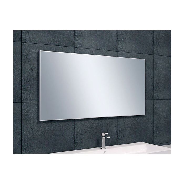 Xellanz Serra spiegel rechthoek met lijst 120 x 60 x 2,1 cm aluminium