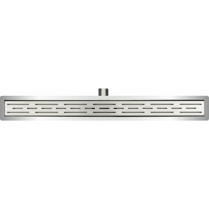 Xellanz Eco douchegoot met flens en rooster 80 x 7 cm RVS