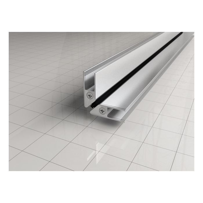 Xellanz Set magneetstrips 8mm chr. tbv 1/4 ronde cabine