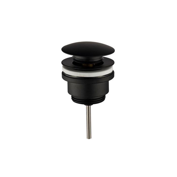 Wiesbaden Caral clickwaste afvoerplug 5/4" mat zwart
