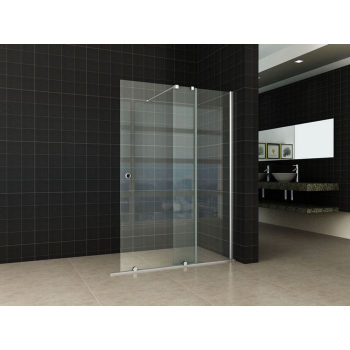 Wiesbaden verleng-inloopdouche 1000x2000 op rail 10mm NANO