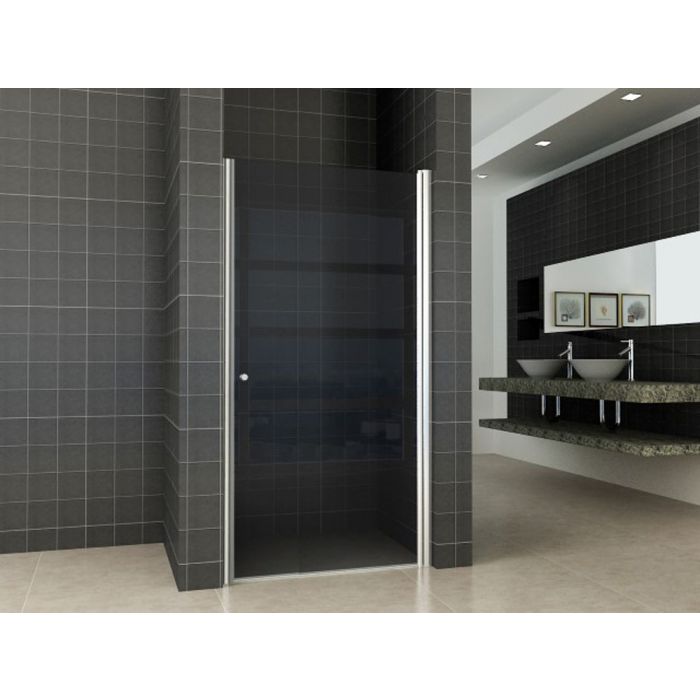 Xellanz nisdeur met profiel 1000x2000 8mm NANO rookglas