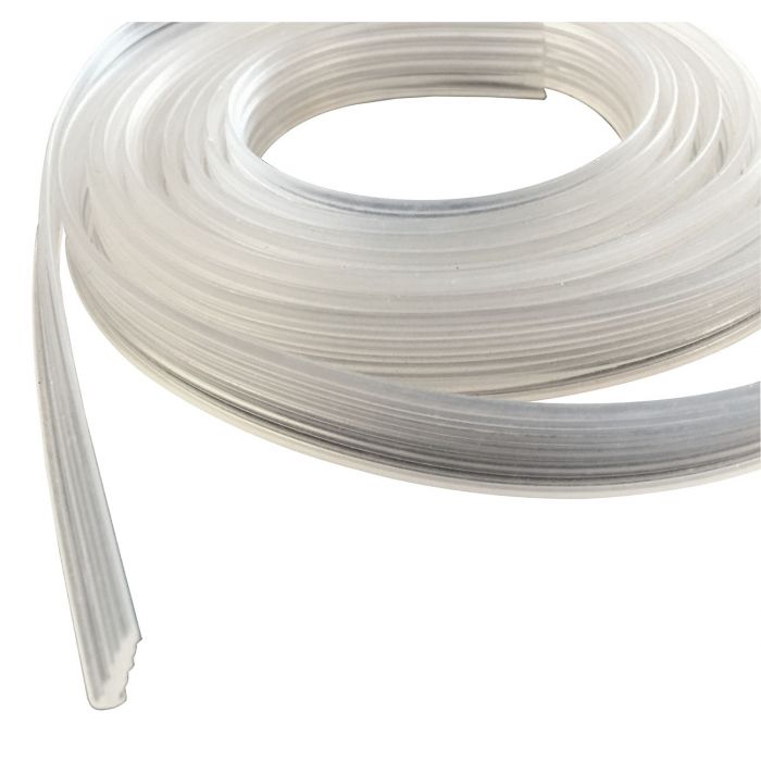 Wiesbaden kunststof opvulstrip 2mm x 200cm tbv glaswanden