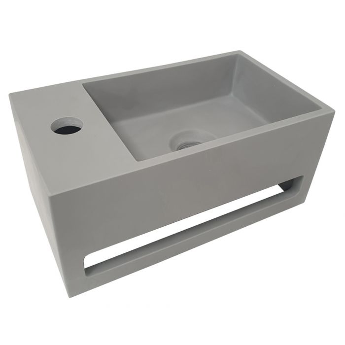 Wiesbaden Julia fontein links Solid surface 35 x 20 x 16 cm betonlook