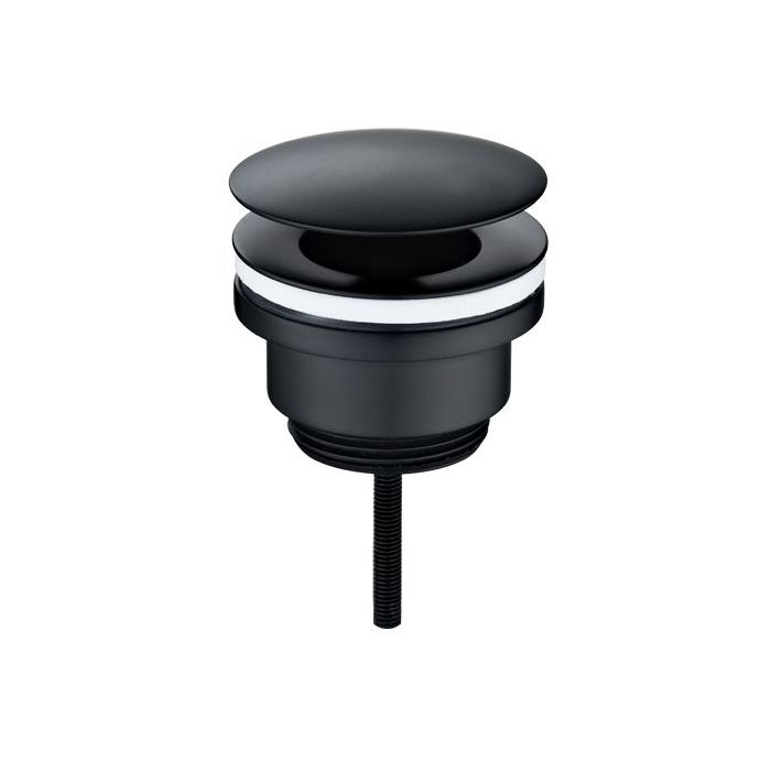 Wiesbaden Caral open afvoerplug 5/4'' mat zwart