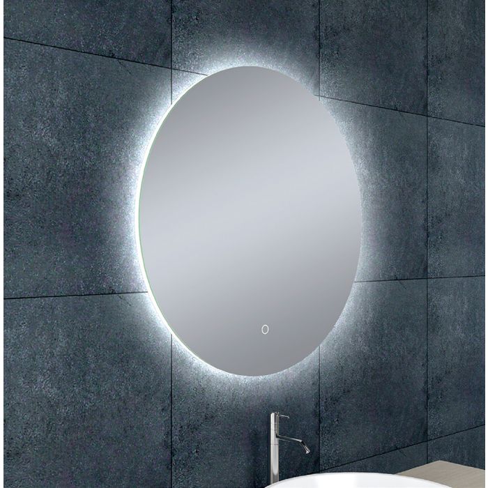 Wiesbaden Soul spiegel rond met LED, dimbaar en spiegelverwarming 60 cm