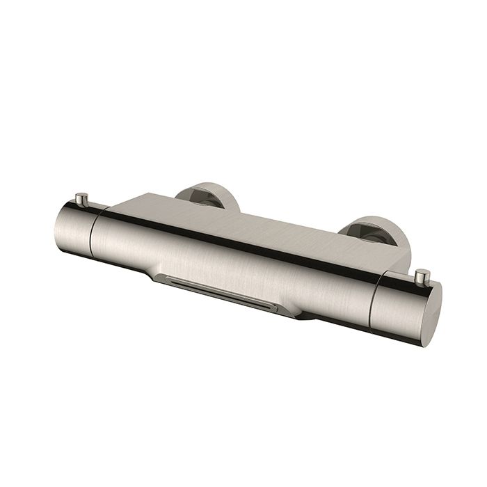 Wiesbaden Style thermostatische waterval-badkraan cooltouch geborsteld staal