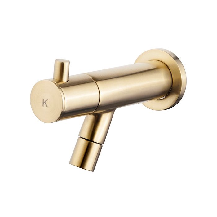 Wiesbaden Amador fonteinkraan met muurbevestiging 1/2'' geborsteld messing