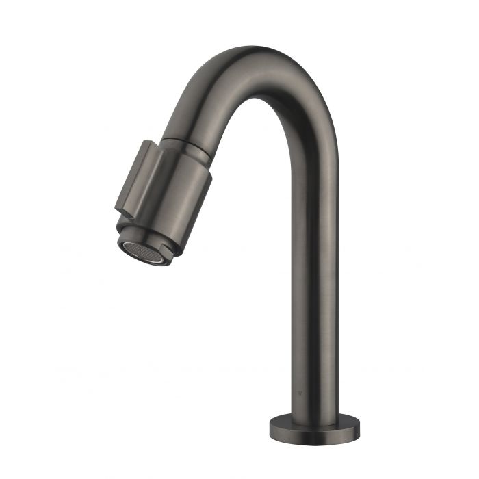 Wiesbaden Victoria luxe fonteinkraan 1/2" gunmetal