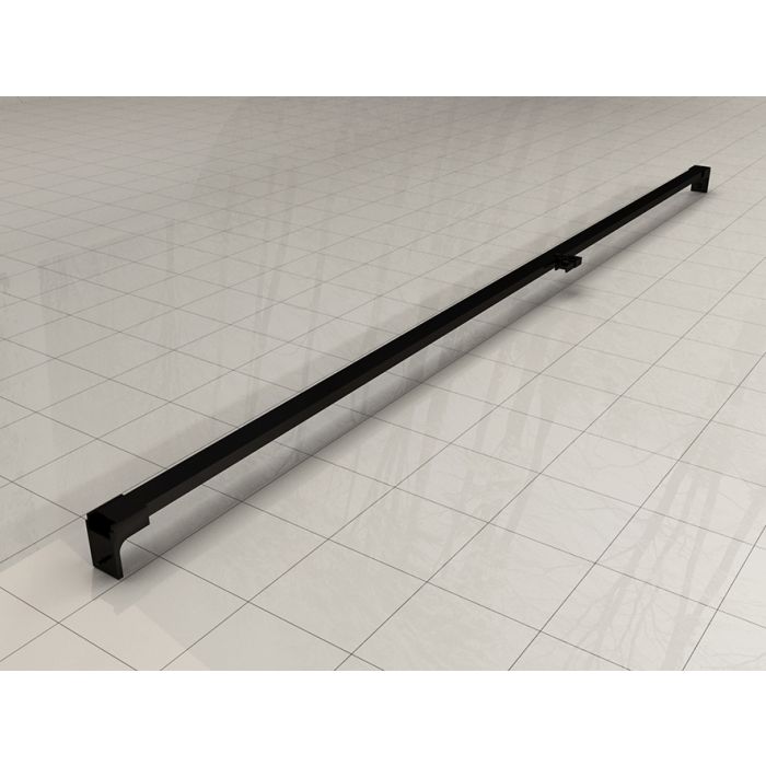 Wiesbaden Horizon stabilisatiestang voor nisdeur mat zwart