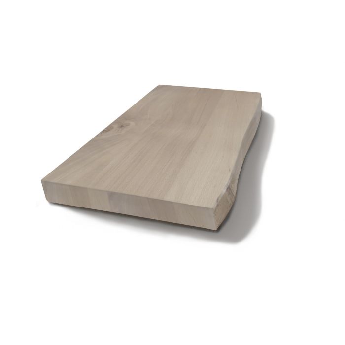 Tweedeklant - Gliss Design Wastafelblad massief hout zonder boomschors 60 cm Olie wit