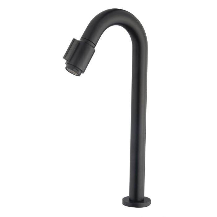 Wiesbaden Victoria luxe fonteinkraan XL 1/2'' mat zwart