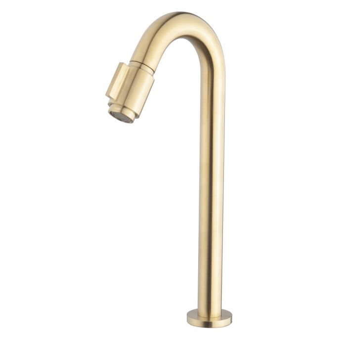 Wiesbaden Victoria luxe fonteinkraan XL 1/2'' geborsteld messing