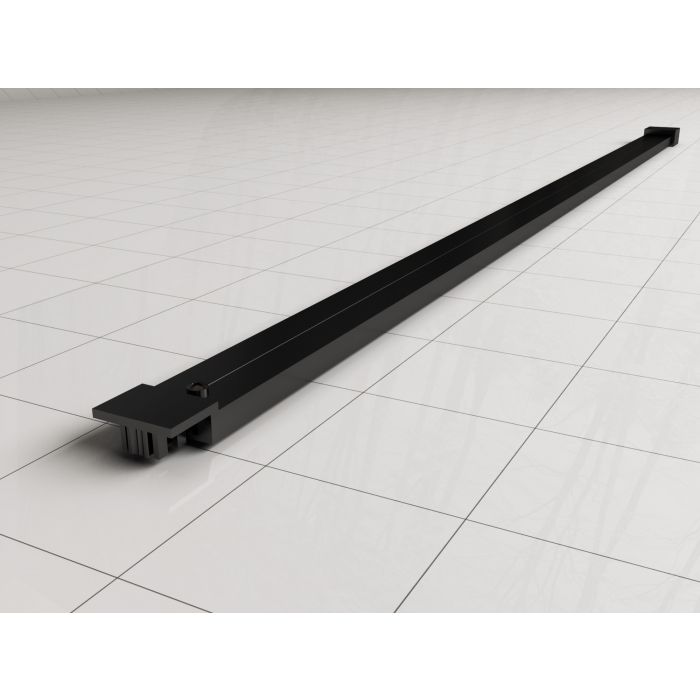 Xellanz Horizon stabilisatiestang 120cm voor inloopdouche mat zwart