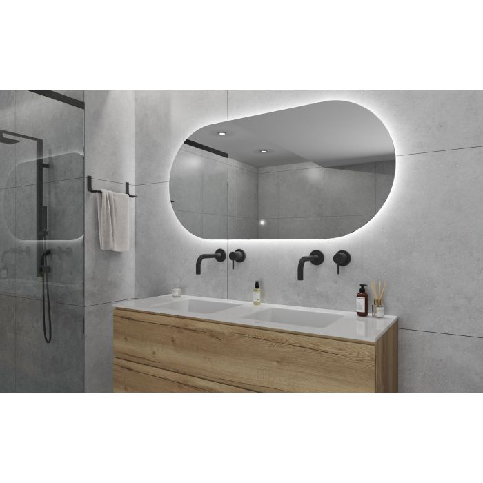 Gliss Design Spiegel Orion Verticaal 50 x 100 cm inclusief spiegelverwarming