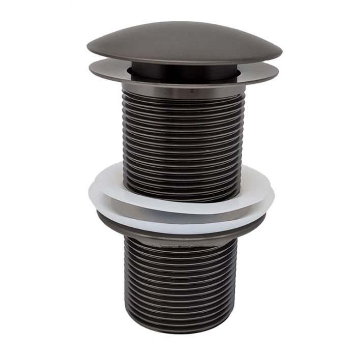 Wiesbaden Caral clickwaste afvoerplug verlengd 5/4" gunmetal