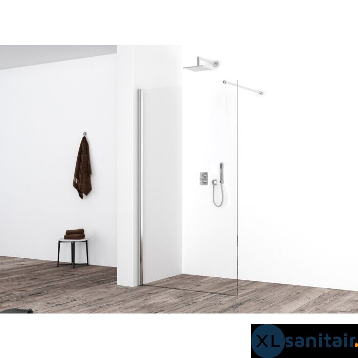 Inloopdouche Xellanz Eco 80x220 cm x 8 mm nano helder glas/chroom