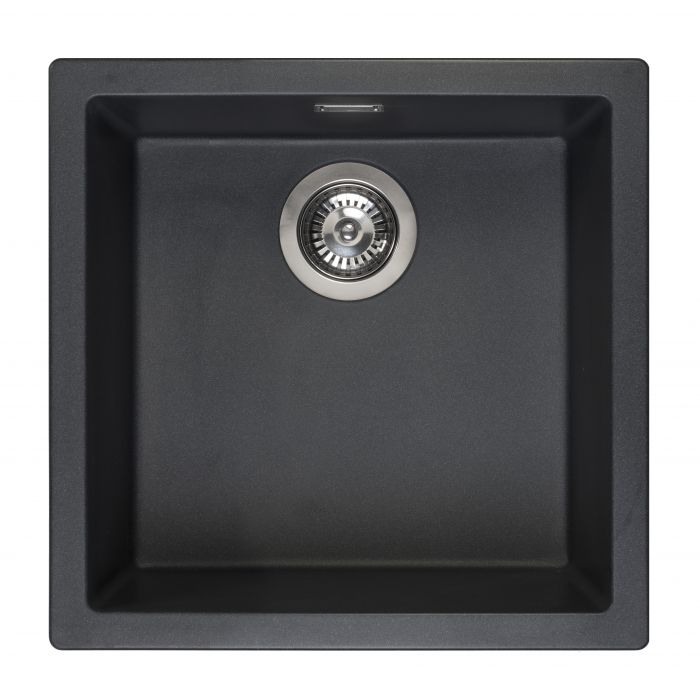 Reginox Amsterdam 40 black silvery spoelbak
