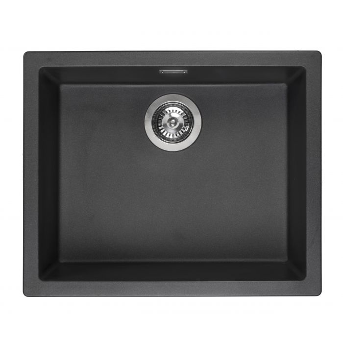 Reginox Amsterdam 50 black silvery spoelbak