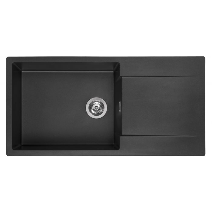 Reginox Amsterdam 540 black silvery spoelbak