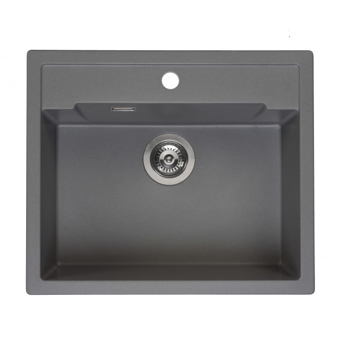 Reginox Amsterdam 54 Tapwing grey silvery spoelbak