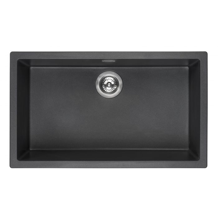 Reginox Amsterdam 72 black silvery spoelbak
