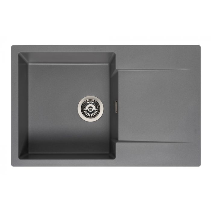 Reginox Amsterdam 78 grey silvery spoelbak