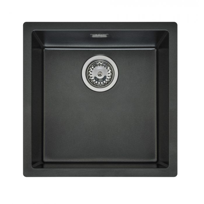 Reginox Texel 40 x 40 black silvery spoelbak