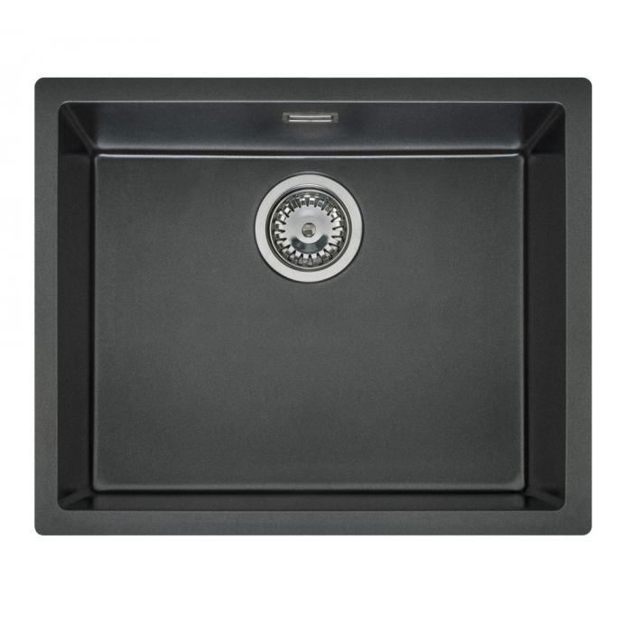 Reginox Texel 50 x 40 black silvery spoelbak