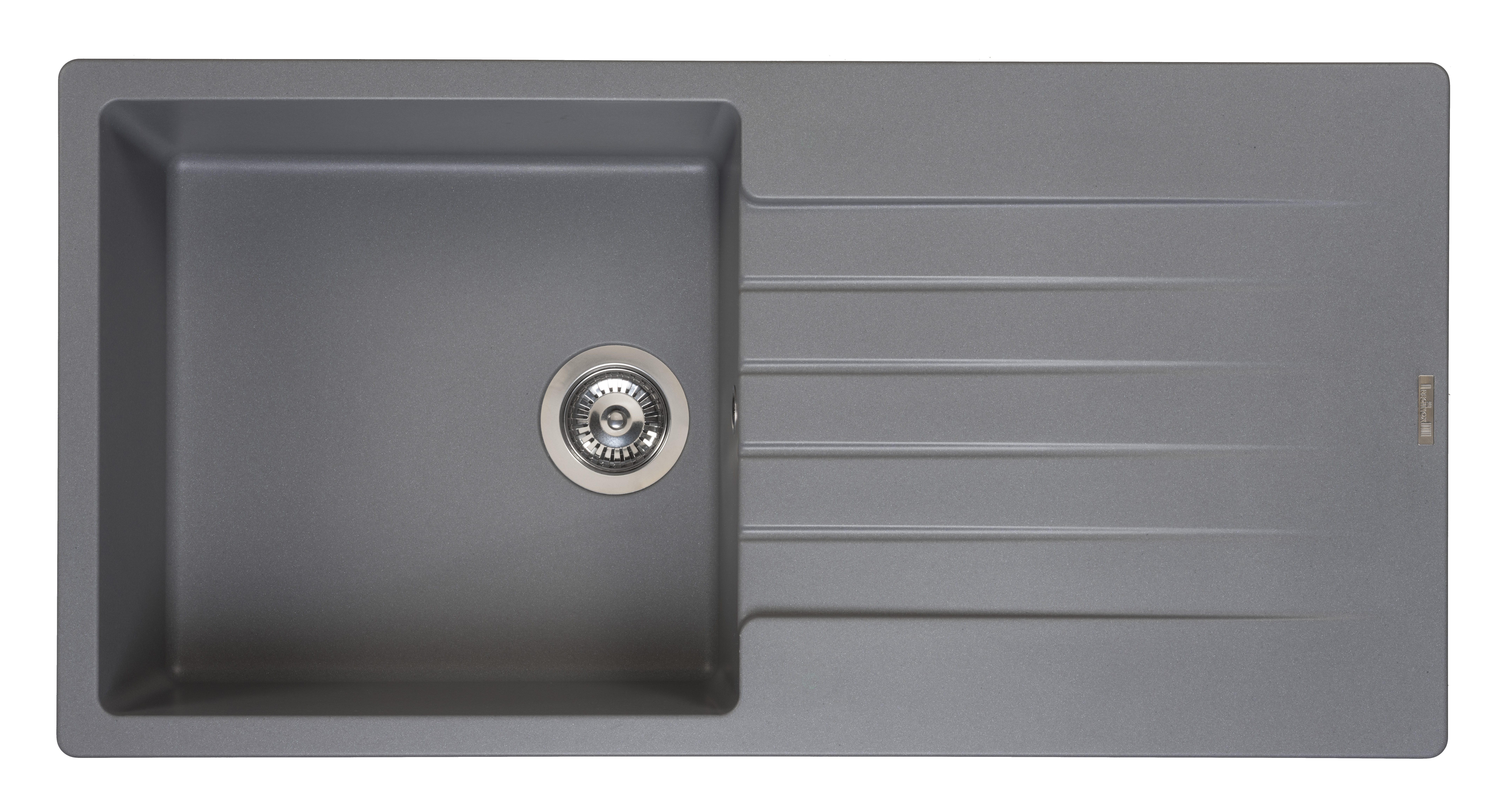 Reginox Harlem 10 grey silvery spoelbak